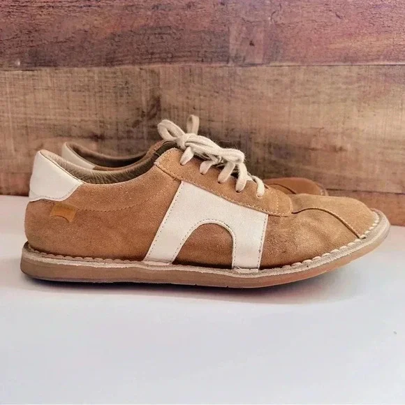 Camper Brothers Sport Vintage Leather Hand Stitched Shoes